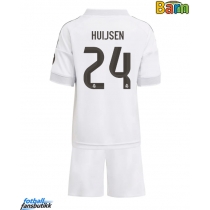 Real Madrid Dean Huijsen #24 Hjemmedraktsett Barn 2025-26 Kortermet (+ Korte bukser)
